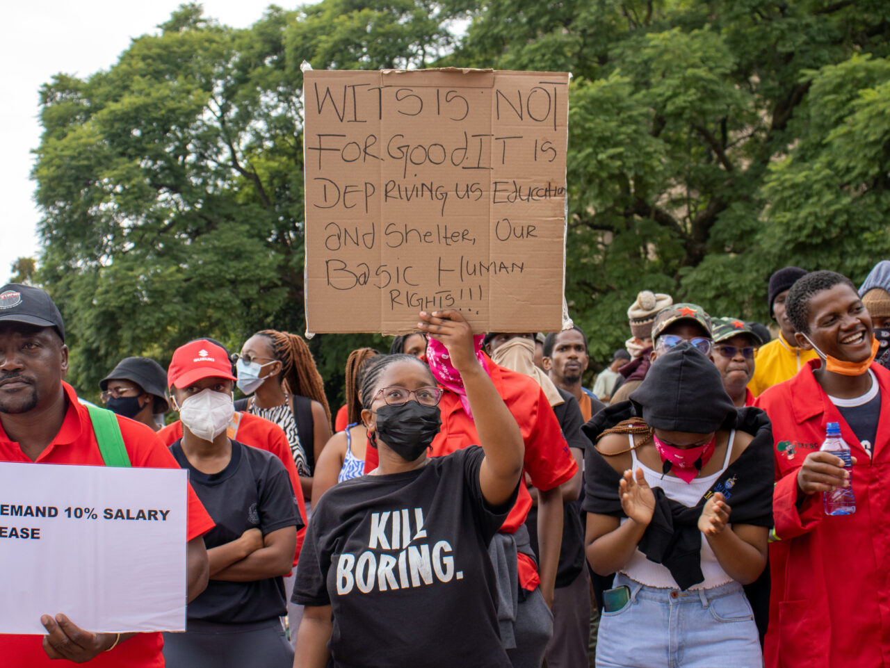 Not For Good GALLERY: Tensions rise on third day of protests - Wits Vuvuzela